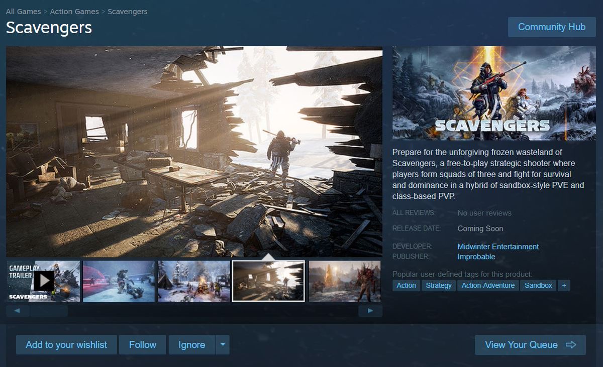 Scavengers tweet media