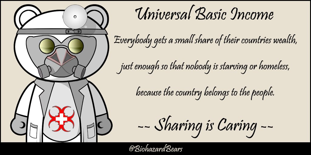 BiohazardBears's tweet photo. Just a reminder that sharing is remarkably easy and yet is tremendously good.

#Covid #ubi #poverty #BasicIncome #income https://t.co/2AFoRX9Fpz