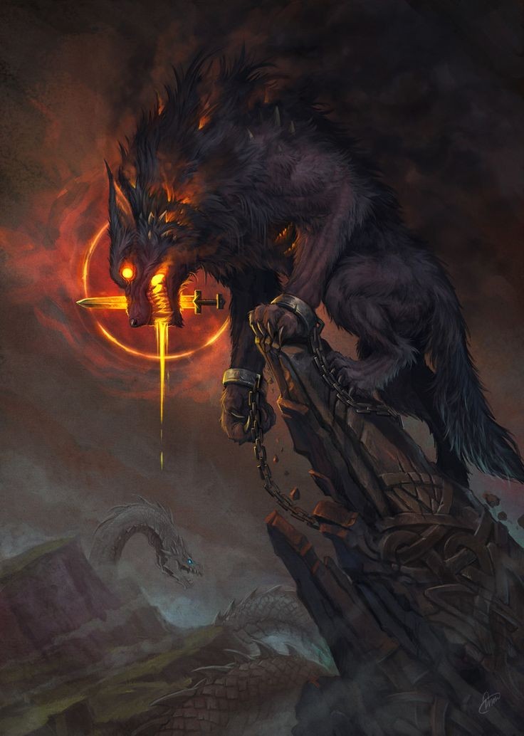 Fenrir took after his father Loki in the worst of ways. He inherited Loki's evilness and cruelty. He grew so much in size that the gods of Asgard saw him as a threat to their kingdom. After discussing, the gods decided something had to be done as such a large creature...