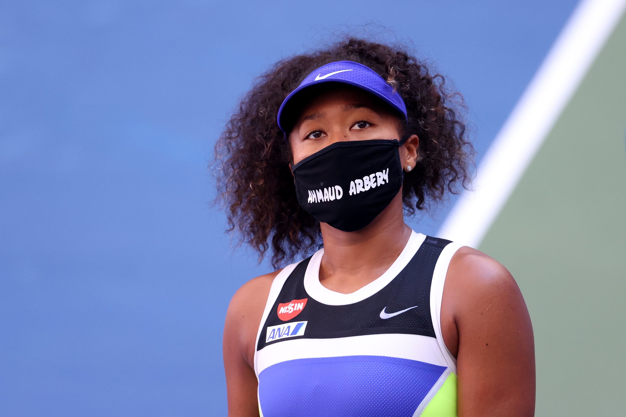 Naomi Osaka face mask at US Open 2020