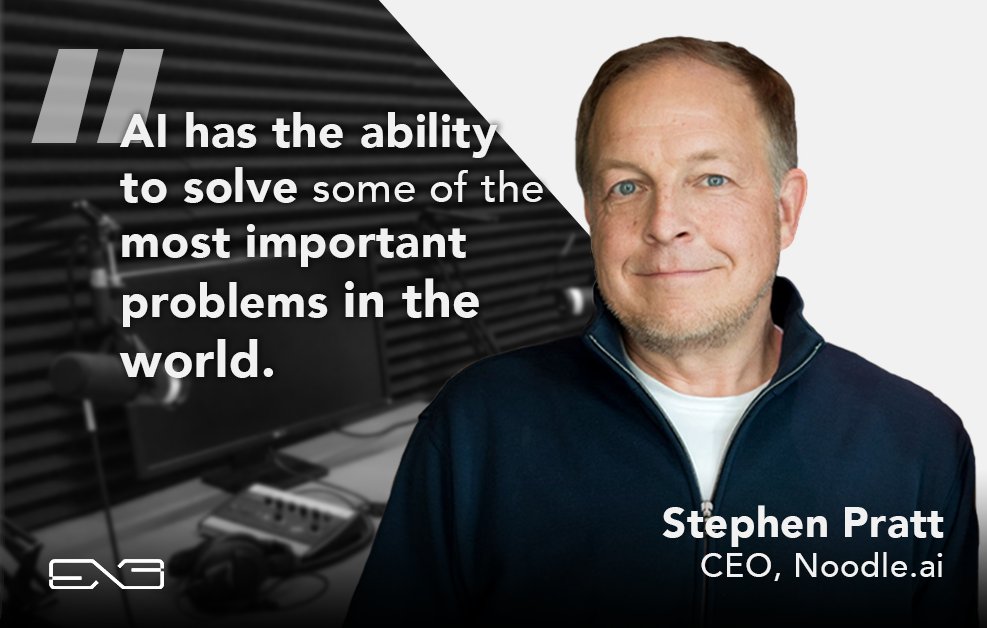 On this episode of #UnlockingInnovation, by <a href="/EX3Labs/">EX3 Labs</a>, hear from <a href="/noodleCEO/">Stephen Pratt</a> Stephen Pratt as he discusses the possibilities, dangers, and responsibilities that come with the increasingly complex world of artificial intelligence.

ex3labs.com/unlockinginnov…