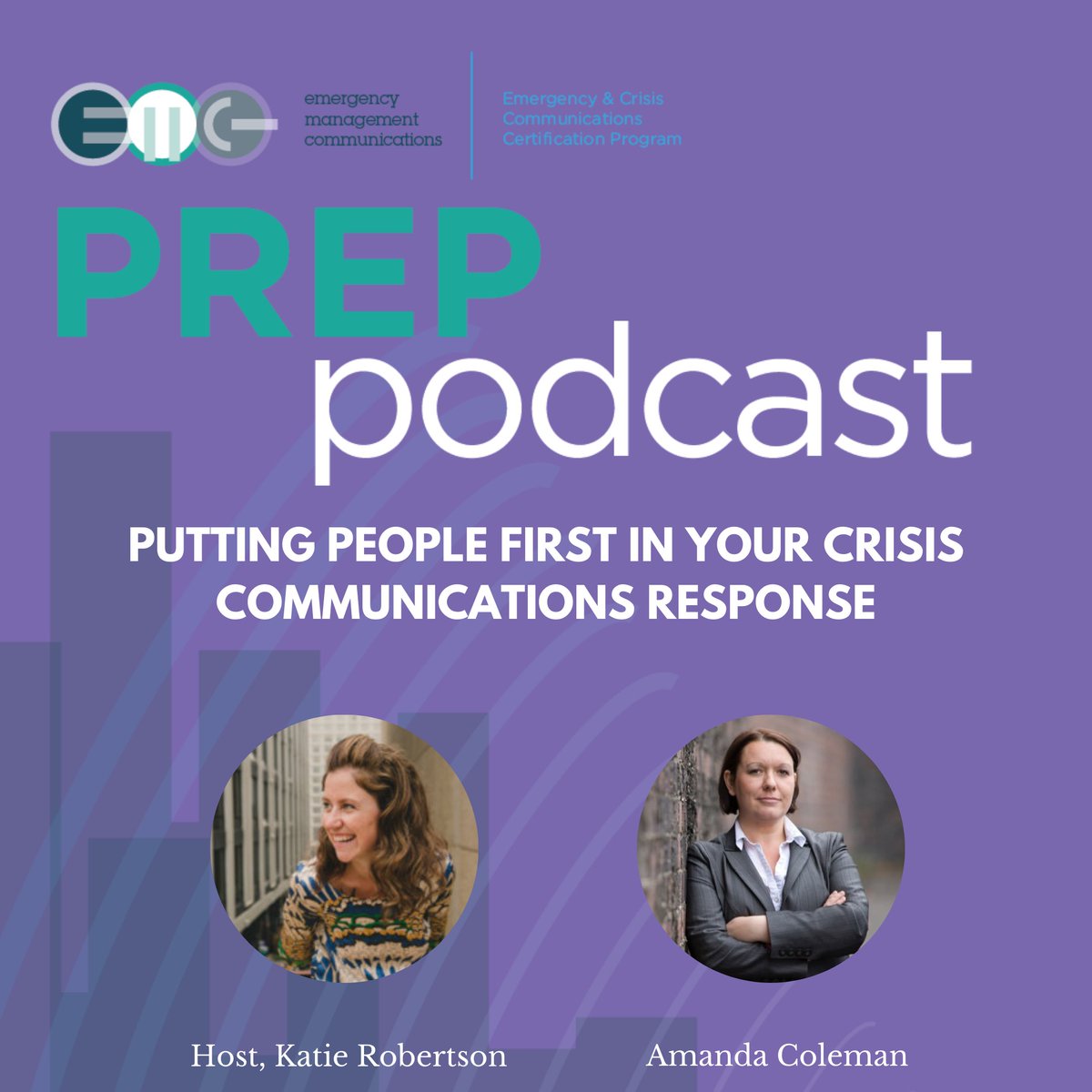crisiscommsinst's tweet photo. On the next episode of our PREP Podcast™, Katie Robertson and Amanda Coleman discuss “Putting People First in Your Crisis Communications Response” in a conversation about emergency management communications. 
⁣
Listen in on Anchor and Spotify! https://t.co/Lvn3Iv93vR