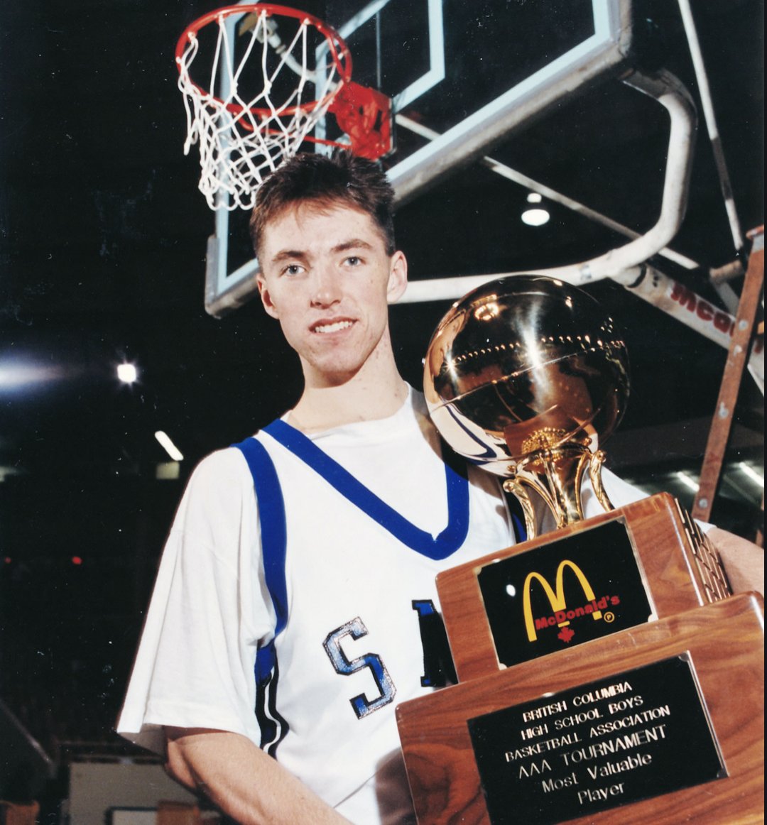 4) Throughout high school, Steve Nash progressively got better at basketball.During his senior year, Nash averaged 21 points, 11 assists and 9 rebounds.Despite averaging a near triple double, the scholarship offers didn't roll in.