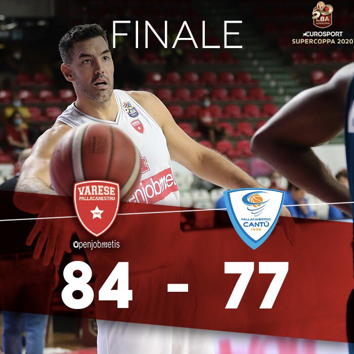 PallVarese's tweet image. 🤩 Il derby contro Cantù è nostro 💪 ⚪️🔴 #NoiSiamoVarese #VarCan
@Eurosport_IT #LBASupercoppa 2020🏆