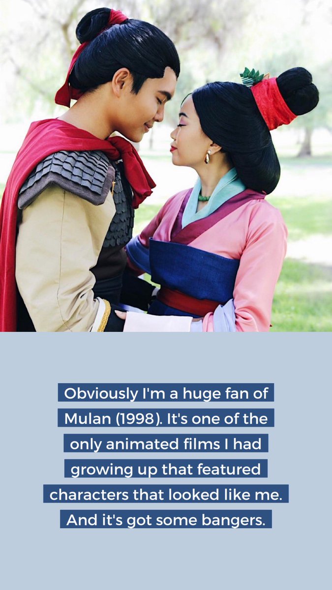 Some thoughts on  #Mulan    [1/3]