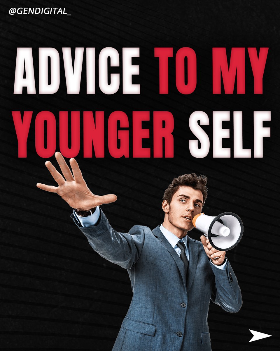 GenDigitalNow's tweet image. As we grow older, we change and grow mentally, as well. We realize our mistakes, think about what we could have done better or worse. We can't go back in time and change things, but we surely can advise others from our learnings. Follow us @gendigital