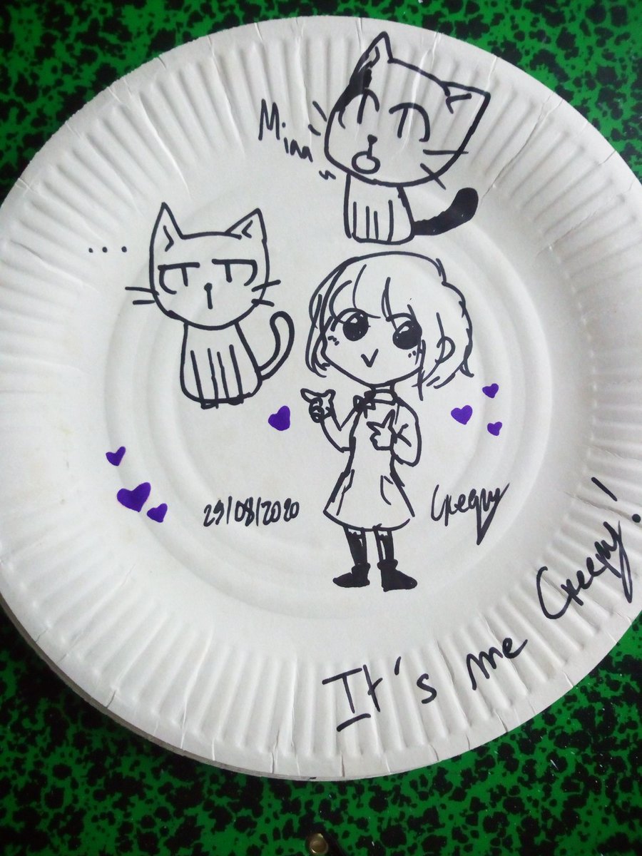 Creepy__UwU's tweet photo. When you don't know what to do at a party just take some felt pens and paper plates
#drawing #paperplate #colorful #paperplatecrafts #illustration #feltpen https://t.co/GoG2guInao