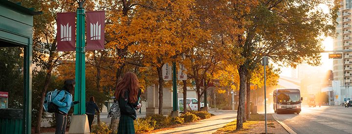 MacEwanU's tweet photo. Are you returning back to campus on the first day of classes? Things are a little different this year, and here are 5 ways you can stay safe on campus. #maskup #covid19 #backtoschool https://t.co/qc8sylCGS4 https://t.co/TKiETFdvq7