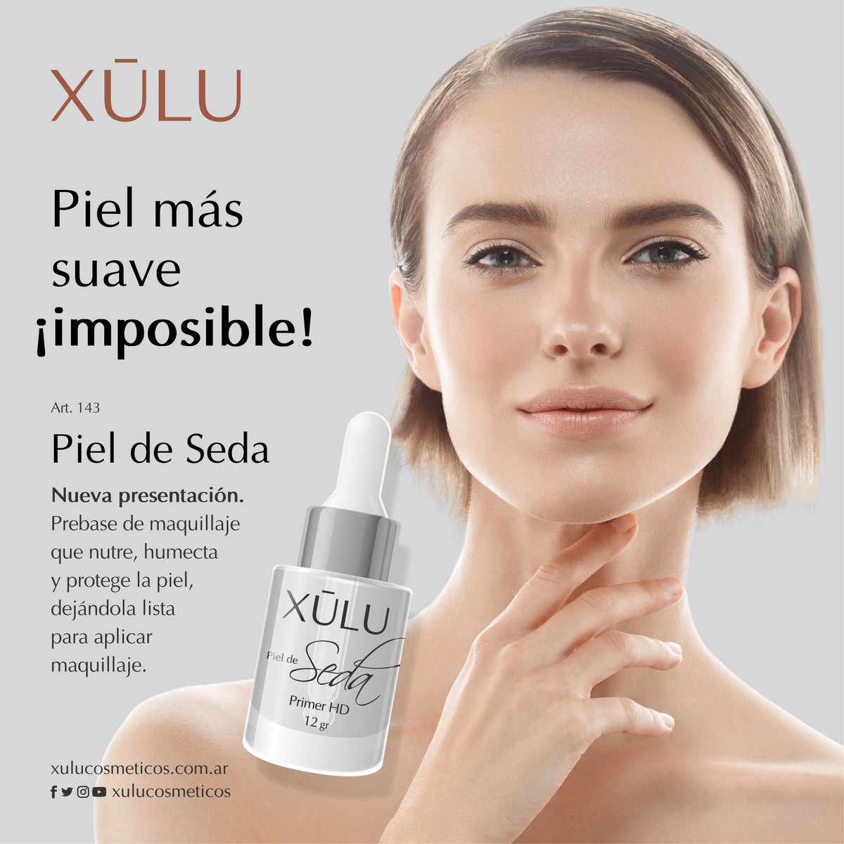 xulucosmeticos's tweet image. Nueva presentación de la prebase Piel de Seda. La calidad de siempre ahora en envase de 12 g con gotero.

#prebase #pieldeseda #makeup #xulu #base #maquillaje #cosmeticos