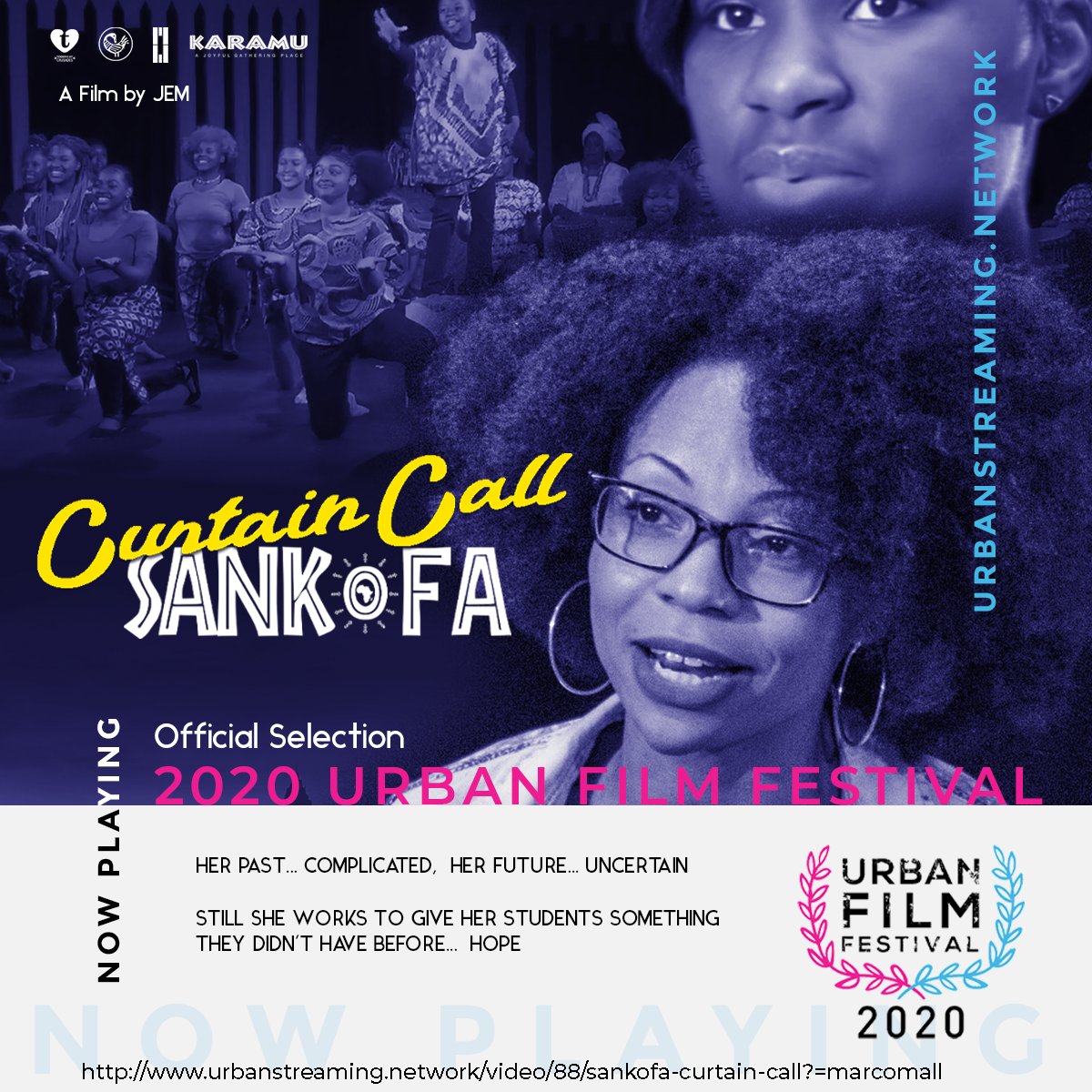 MadwerkzStudios's tweet photo. It is with great honor that we announce that our mini documentary, Sankofa: Curtain Call is Airing Now in the 2020 Urban Film Festival! 

You can catch our film on the Urban Film Fest streaming platform:
https://t.co/ECmbHWlHGH

#sankofacurtaincall #urbanfilmfest2020 #madwerkz https://t.co/RBb1m8OYbh