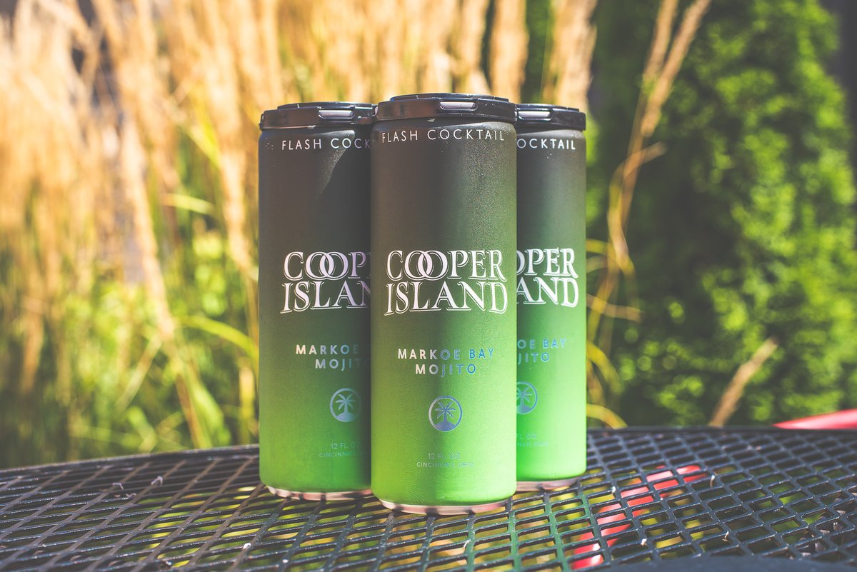 CooperIslandRum's tweet photo. We're living the island life with Cooper Island Rum Mojitos! All the deliciousness of a mojito without the fuss of making one#SycamoreDistilling #CooperIslandRum #rum #mojito #rtd #cannedcocktail #cocktails #rumlover #rumcocktail #distillery #ohiodistillery #ohiospirits https://t.co/z1LIEeomxE