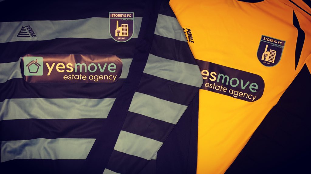 YesMoveLtd's tweet photo. Weβre proud to support our local community & delighted to sponsor @StoreysFC & their NEW Home Kit for the upcoming West Lancashire League season which begins tomorrow.
π΅β½οΈππ» #UTS #yesmove #lancaster #sponsorship #localcommunity #grassrootsfootball https://t.co/nRNrRlDOBl
