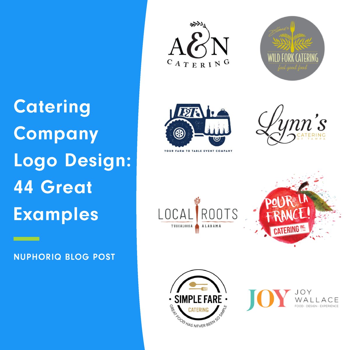 What makes a good catering company logo? Find out and view 44 examples in our latest blog post. bit.ly/2EJt8u1
