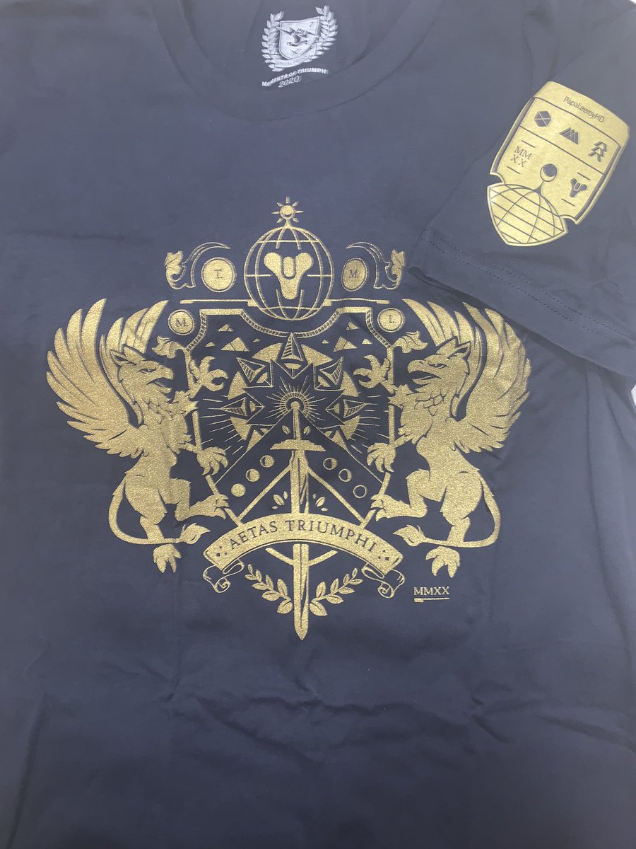 PapaLeeroyHD's tweet photo. Got some #merch in the mail today #momentsoftriumph #MMXX #helloguardian #twitch #twitchaffiliate #razerstreamer #gogold #ChildhoodCancerAwareness https://t.co/7S32kiQdbg
