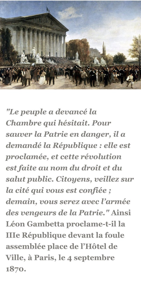 GChrtrn's tweet photo. Joyeux #150e anniversaire #RepubliqueFrancaise #4Septembre @gouvernementFR #LiberteEgaliteFraternite https://t.co/QJFBOz5hDq