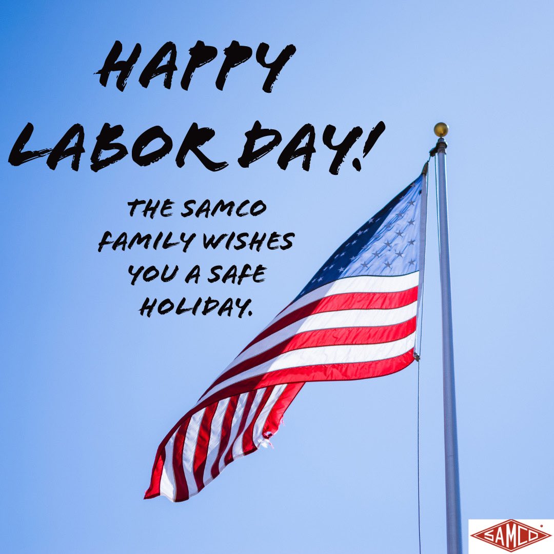 IncSamco's tweet photo. Happy Labor Day Weekend! 

#cng #oilandgas #naturalgas #compressor #compression #cleanenergy #valve #cylinder #gastalk #natgas #midstream #mechanic #repairshop #remanufacture #gas https://t.co/CoqvmWx32o