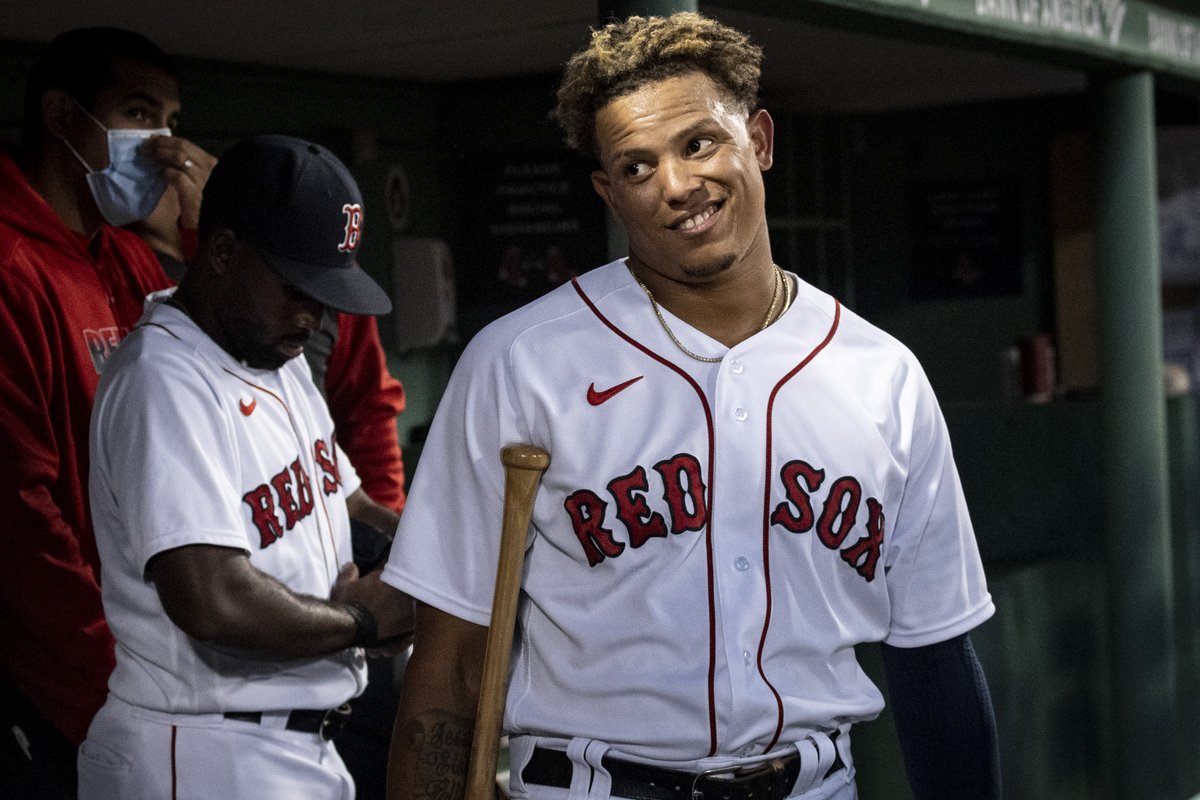 RedSox's tweet photo. Yairo Muñoz with his first #RedSox home run! https://t.co/P7ETon735O