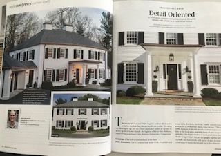 Lasley Brahaney is featured in the latest issue of #DesignNJ, available today!! #Princetondesignbuild #Princetonrenovations #exteriormakeover #detailoriented