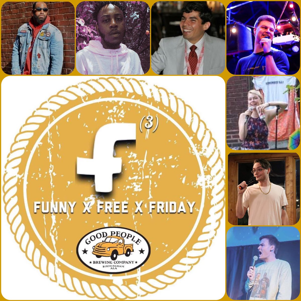 GoulashComedy's tweet photo. Tonight!!! Funny Free Friday is back at @GPBrewing w/ host @chrisivey205!! 
9PM | FREE 
Socially Distanced Outdoor Comedy in Birmingham, AL https://t.co/KY8dzJZthf