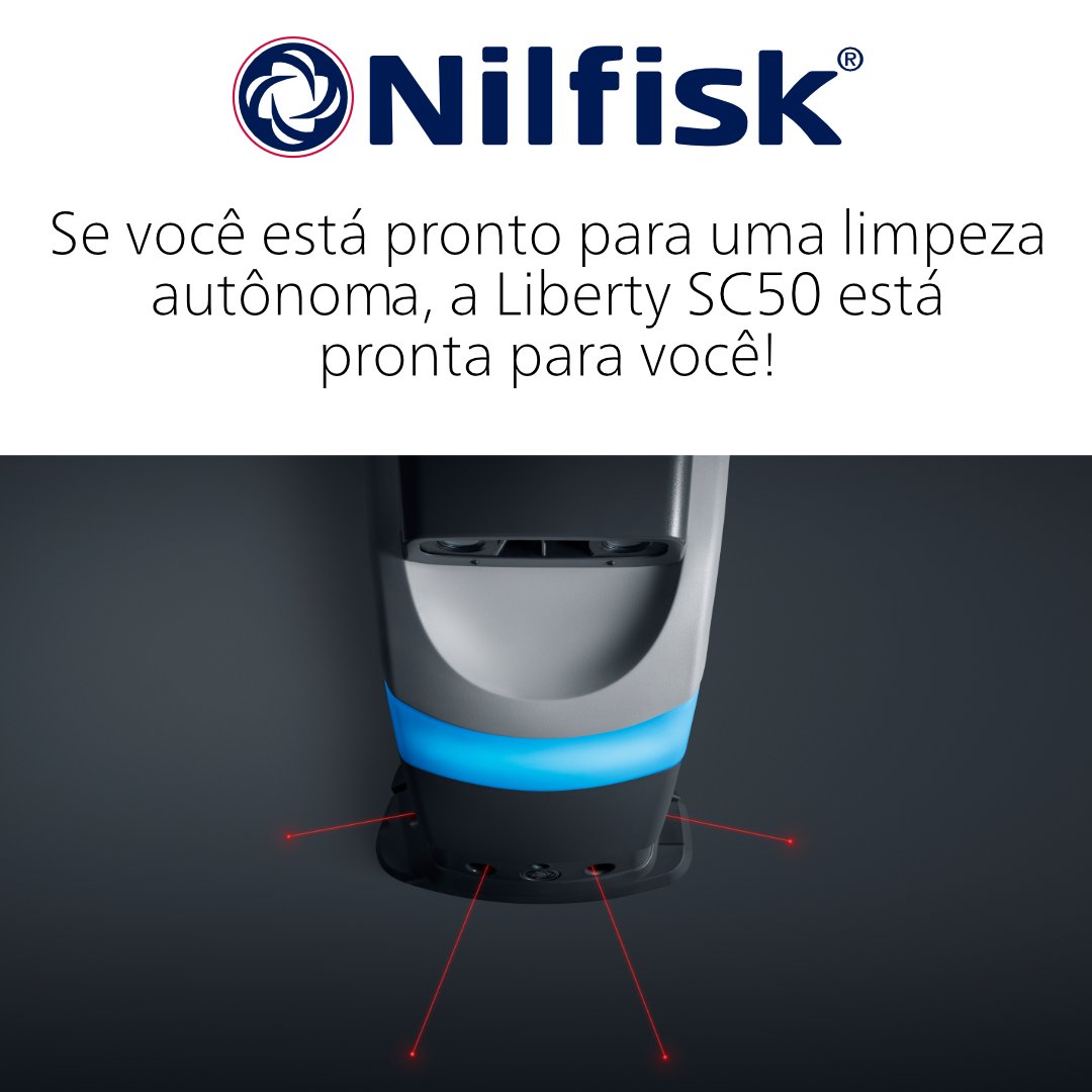 NilfiskBrasil's tweet photo. Se você está pronto para uma limpeza autônoma, a  Liberty SC50 está pronta para você!

Saiba mais em; https://t.co/jTGDWQqTfj

#lavadorasdepisosnilfiskbrasil #varredeirasdepisosnilfiskbrasil #nilfiskbrasil https://t.co/xlpKUU9tIr