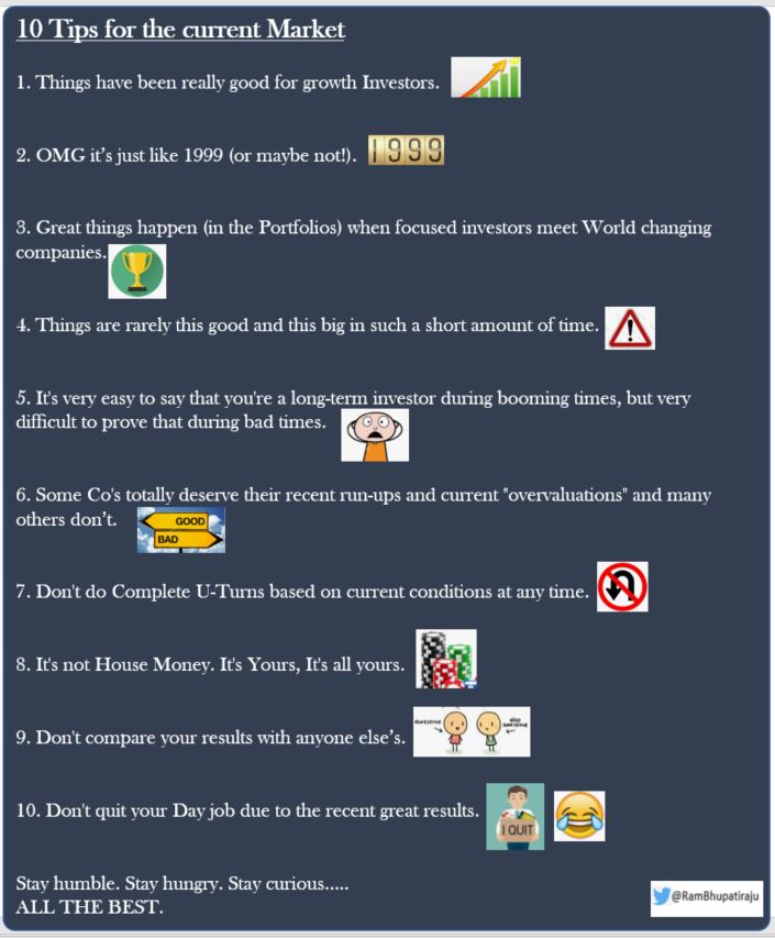 2020 has been a great yr for many individual investors in innovative & growth Co's. Congratulations!cc: @saxena_puru  @richard_chu97  @BrianFeroldi  @FromValue  @TMFJMo  @7Innovator  @BluegrassCap10 Tips with compliments, caution & everything in between, for anyone interested.