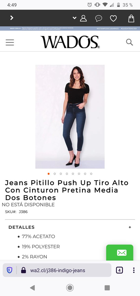 Vanne_Dup's tweet photo. @wados_cl me acaba de llegar un pedido de 2 jeans, y al abrirlos, no son los que pedí! Necesito una respuesta ya! https://t.co/H1sZKN5iZO
