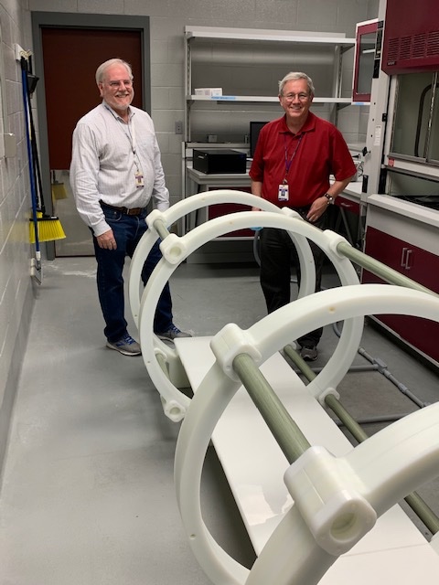 OleanderMedical's tweet photo. Thanks to Phantom Labs and Richard Mallozzi for the design and manufacturing of our new treatment device large enough for any size human currently being used @MSAH101  on Dogs and Cats. #CancerResearch #medicaldevices #PetOncology https://t.co/7EZM0OZBHc