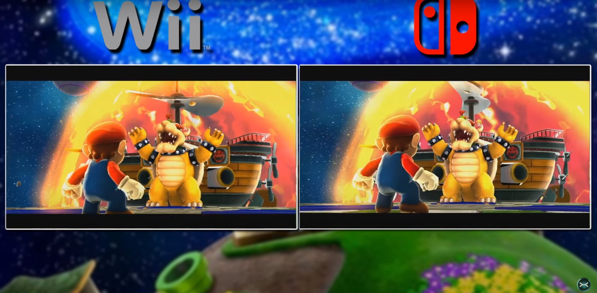 Comparativa en vídeo de Super Mario Galaxy: Super Mario 3D All-Stars vs.  Nvidia Shield - Nintenderos