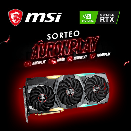 MSI_Latino's tweet photo. ⚠️SORTEAZO⚠️

¿Te gusta @auronplay y @NateGentile?

Entonces no te podés perder la posibilidad de ganarte una #MSI RTX RTX 2080 SUPER GAMING X TRIO

Para participar, ingresa en: https://t.co/V0MZKxKPUA

El sorteo finaliza el 21 de Septiembre del 2020. https://t.co/iKMdpdBE5w