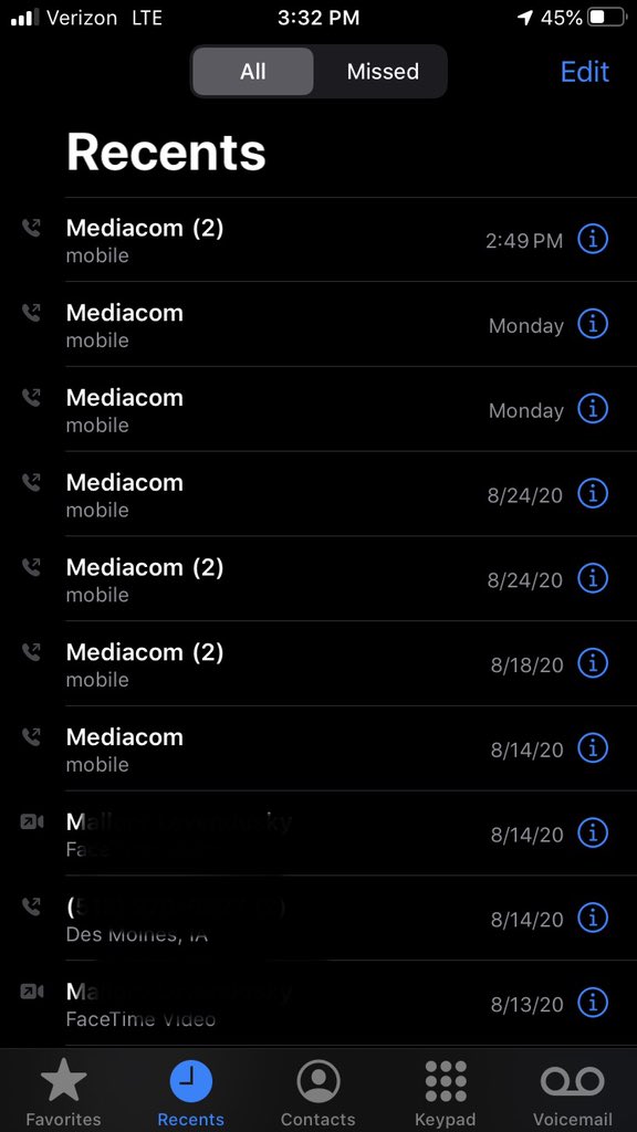 Levendusky22's tweet photo. It shouldn’t take this many phone calls for something as simple as transferring internet to a new address @MediacomCable @MediacomSupport. BONUS: the earliest that a technician can come out is 09/22. #karenactivated #iwanttospeaktothemanager https://t.co/ZV4hnXKtiQ