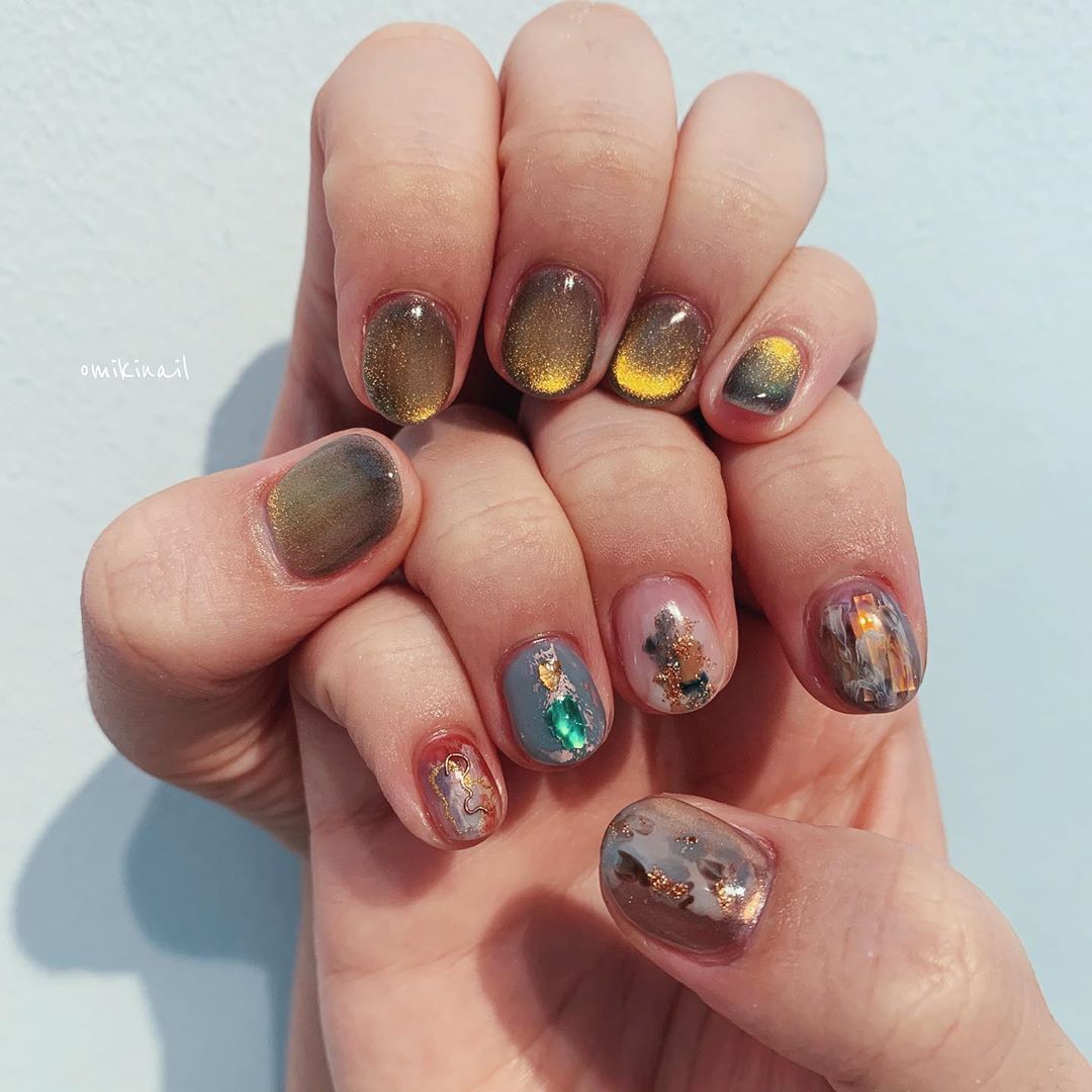 Haischlib ちぐはぐネイル Ar Twitter