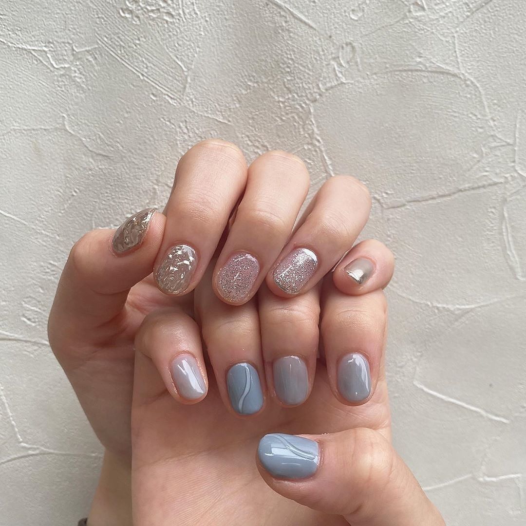 Haischlib ちぐはぐネイル Ar Twitter