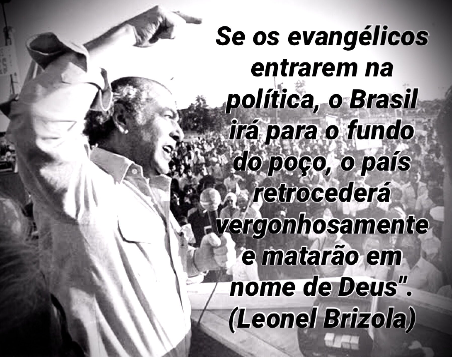 Sou Evangélico / Evangélica e acredito na Democracia!