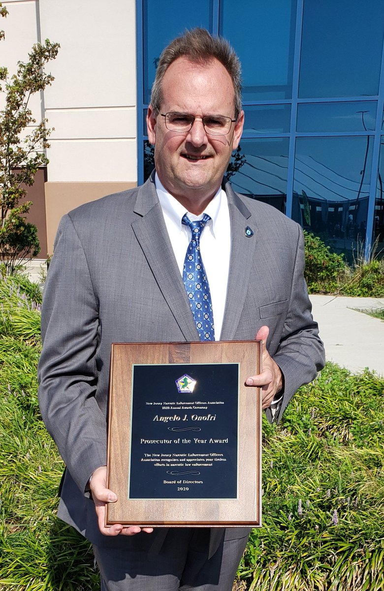 MercerCoPros's tweet photo. Congratulations to our prosecutor, Angelo J. Onofri, on being named the New Jersey Narcotic Enforcement Association's 2020 Prosecutor of the Year for his tireless efforts in narcotic law enforcement. https://t.co/ExwixhYLjq