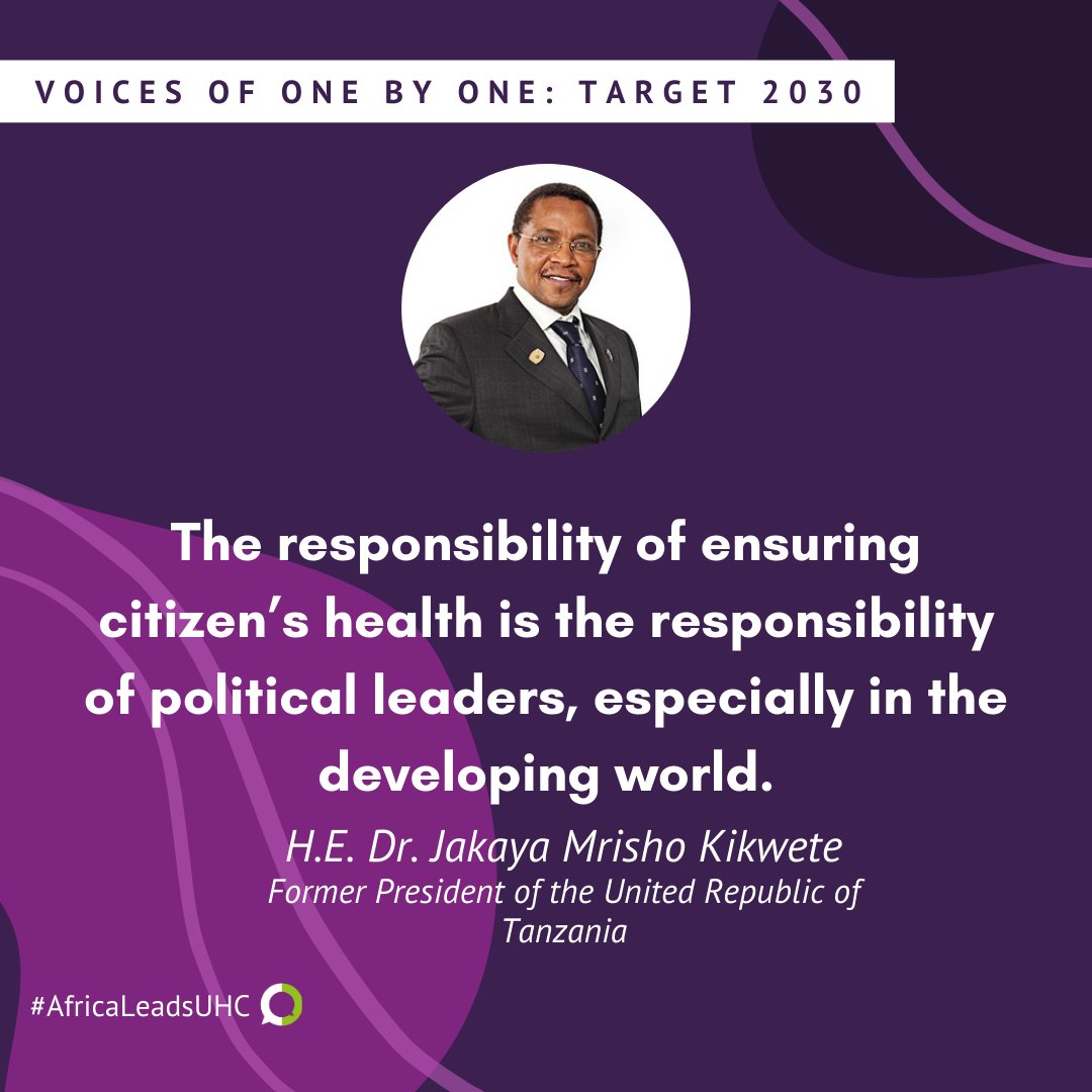OnebyOne2030's tweet photo. As president of Tanzania, @JMKF_HQ made a political choice to combat the spread of malaria and HIV, and worked to provide childhood vaccinations. #UHC is a political choice. #OnebyOne2030
@_AfricanUnion @AfricaCDC @MoetiTshidi @RockefellerFdn @WHOAFRO @tonytogolani https://t.co/1KR6sq1yEw