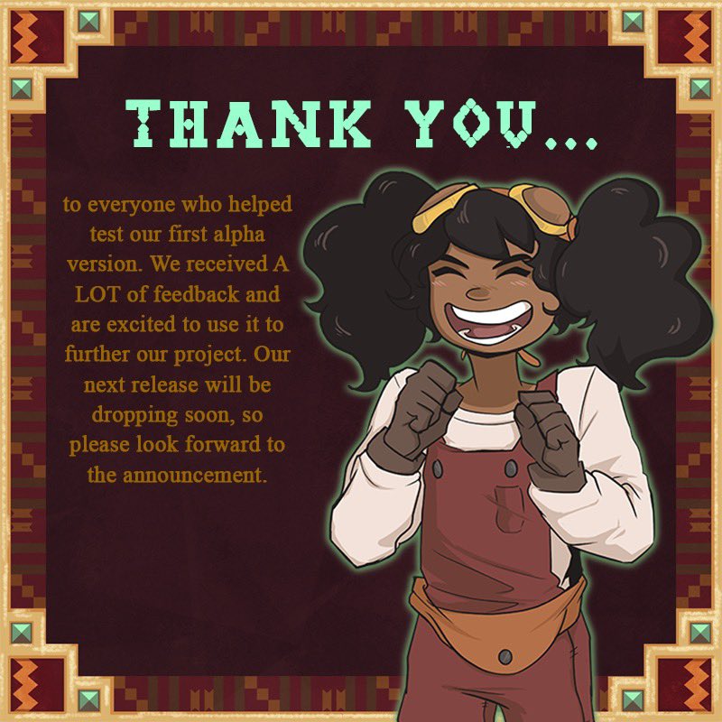 Huge shoutout to everyone who has given us feedback and helped test our first Alpha version.
#afroduckstudios #pixel #indiegamedev #gdex #zakumba #game #indiegame #indiegamestudio #gamedev #aseprite