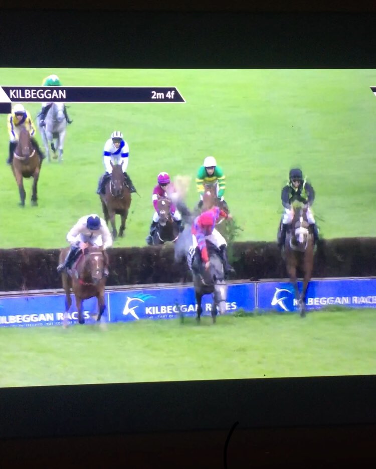 Cracking run from from Champagne Beauty today. <a href="/MccurtinAmbrose/">Ambrose McCurtin</a> performing a minor miracle to keep the partnership in tact at the last 🙈