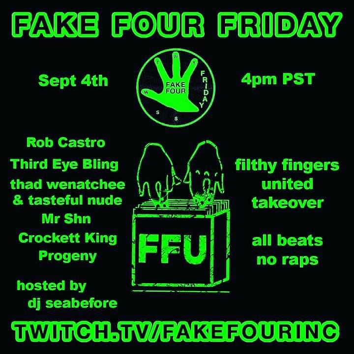 concvss's tweet photo. Don't miss the sets tonight!
https://t.co/4EaLsZxQsc 
4pm PST/7pm EST
#FakeFourFriday 
#fakefour 
#filthyfingersunited 
#CONCVSS #twitchaffiliate #twitch #twitchstreamer #twitchtv #livestreaming https://t.co/unuUfrc8c9