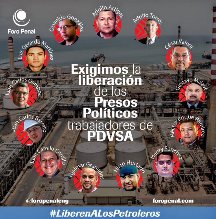 GSanglade_FP's tweet photo. Adolfo Torres, #PDVSA employee political prisoner since #Apr2017; suffering from cardiac arrhythmia, colon inflammation, spondylitis; urgent need of medical and psychological care. #LiberenALosPetroleros @alfredoromero @Almagro_OEA2015 @UNHumanRights @PINLatinAmerica https://t.co/KpKz8ambFK