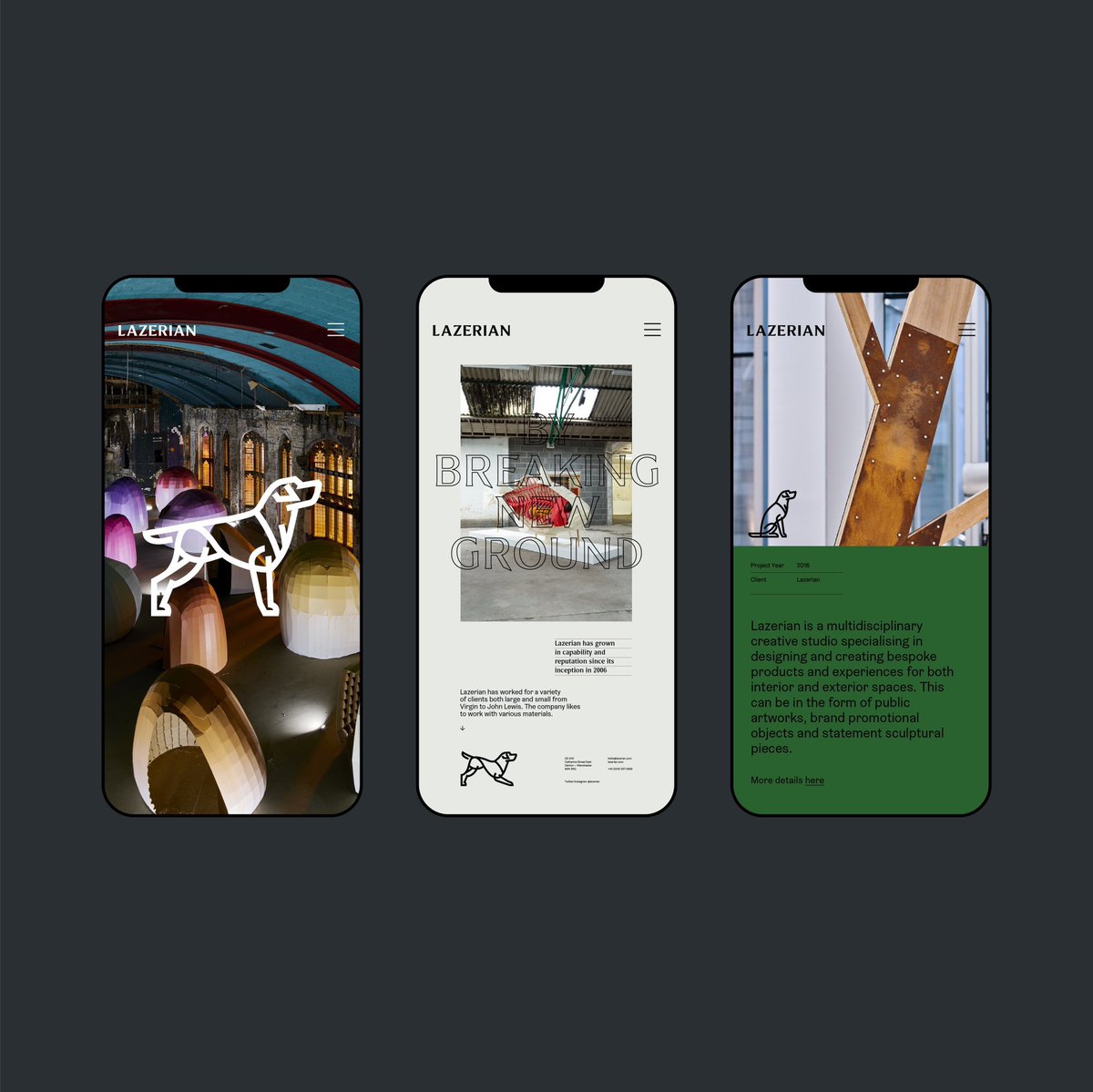 New website alert! Very excited to announce Lazerian’s refreshed branding &amp; new website. Big thanks to James <a href="/CottonCreative/">Jared Cotton</a> &amp; Dave <a href="/studiodbd/">Studio DBD</a> for all their hard work. Great team. Check out the site for exclusive offers &amp; discounts to celebrate the launch lazerian.com