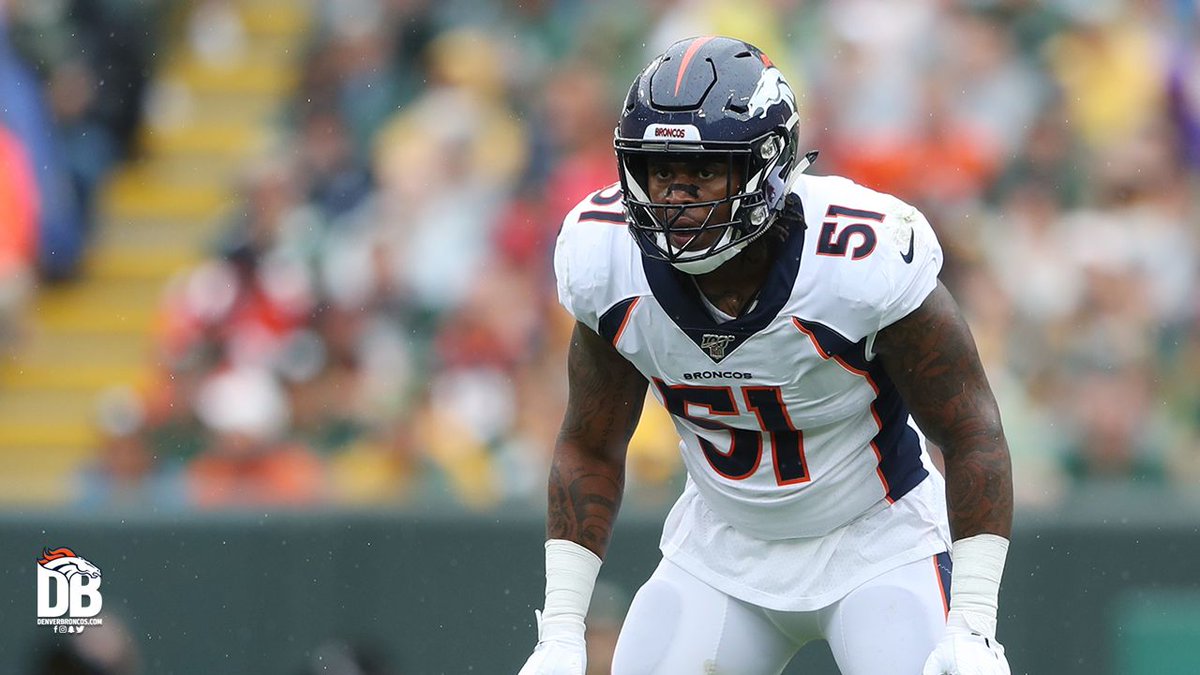 Broncos's tweet image. We've released former captain &amp;amp; seven-year veteran LB Todd Davis.

📰 » j.mp/3h0Fdb9