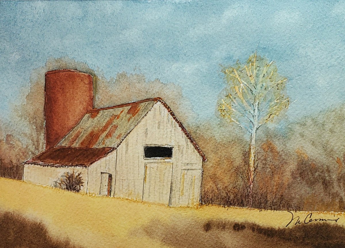 One of a series of barn portraits I just finished and hung in a solo show, "Rural Reflections," here in Columbia, MO. Album of the images here: bit.ly/2ERJHE9