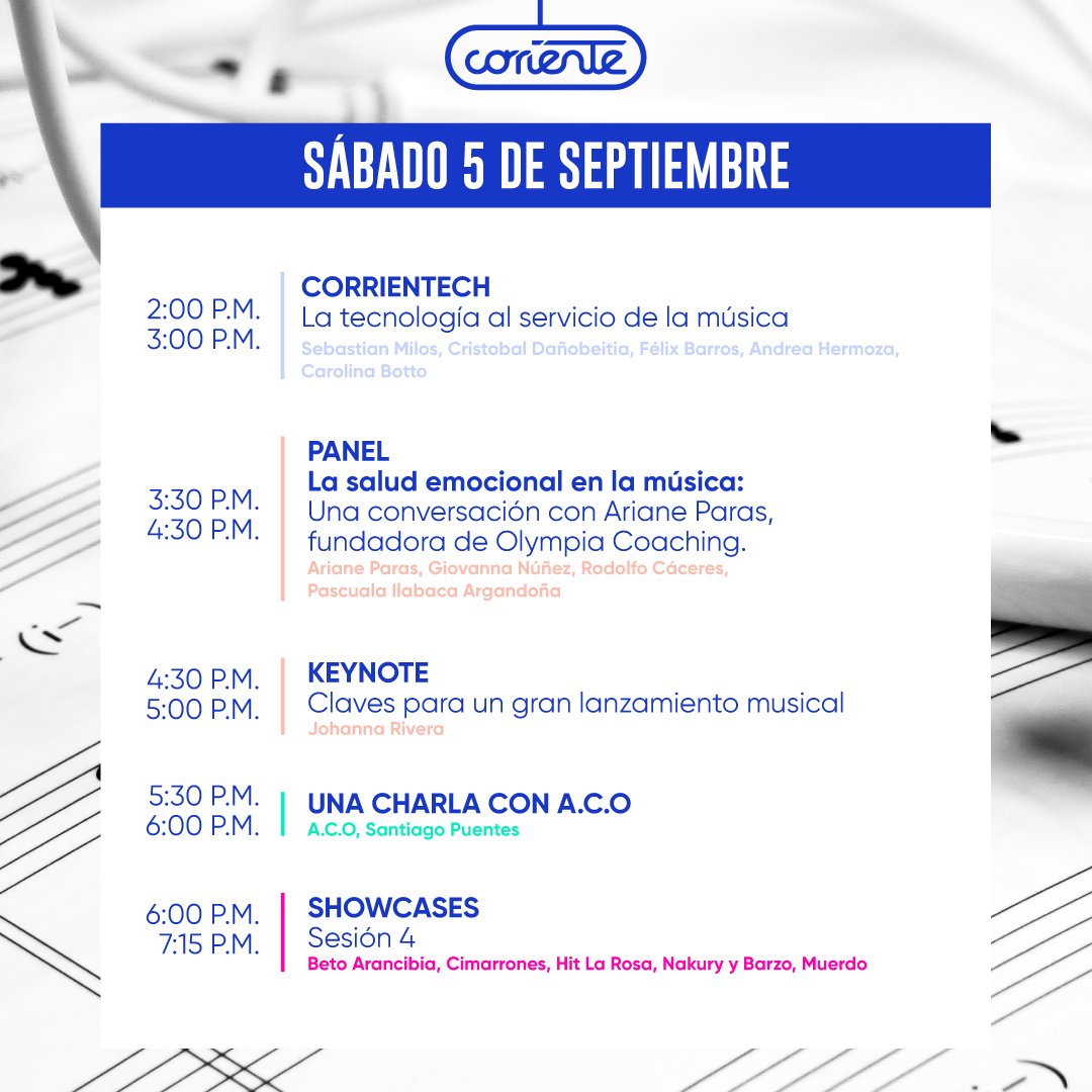 Corriente - Mercado Internacional por la Música tweet media