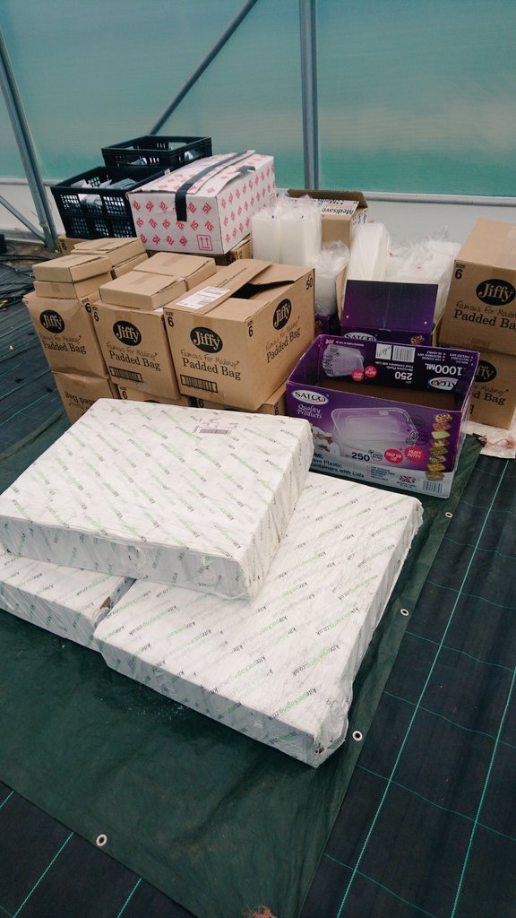 I_Cavadino's tweet photo. The unglamorous side of #citizenscience; we've spent a lot of time this week moving heavy boxes around. We're getting everything ready to prepare 60 survey packs to be posted out to #slugscount volunteers soon π
#ComingSoon #phdlife https://t.co/asnz81rWIq