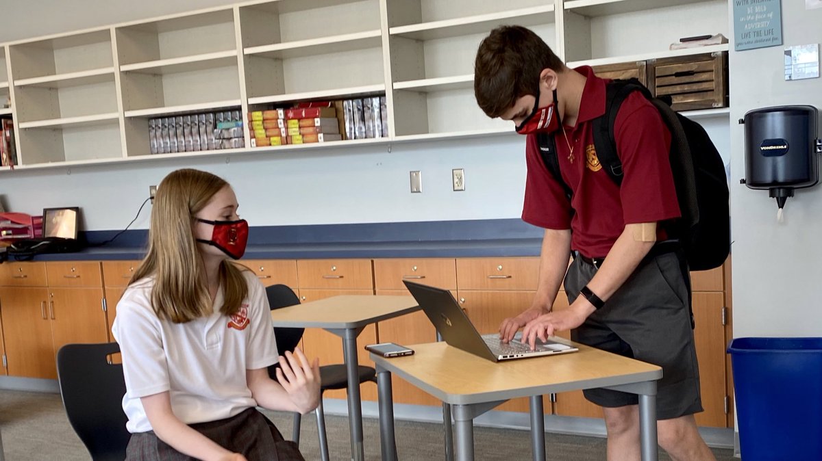 bishopiretonhs's tweet image. The Club Fair was a little different this year but thanks to hard work and a lot of flexibility, it was a success — safety measures and all! #AdvanceAlways