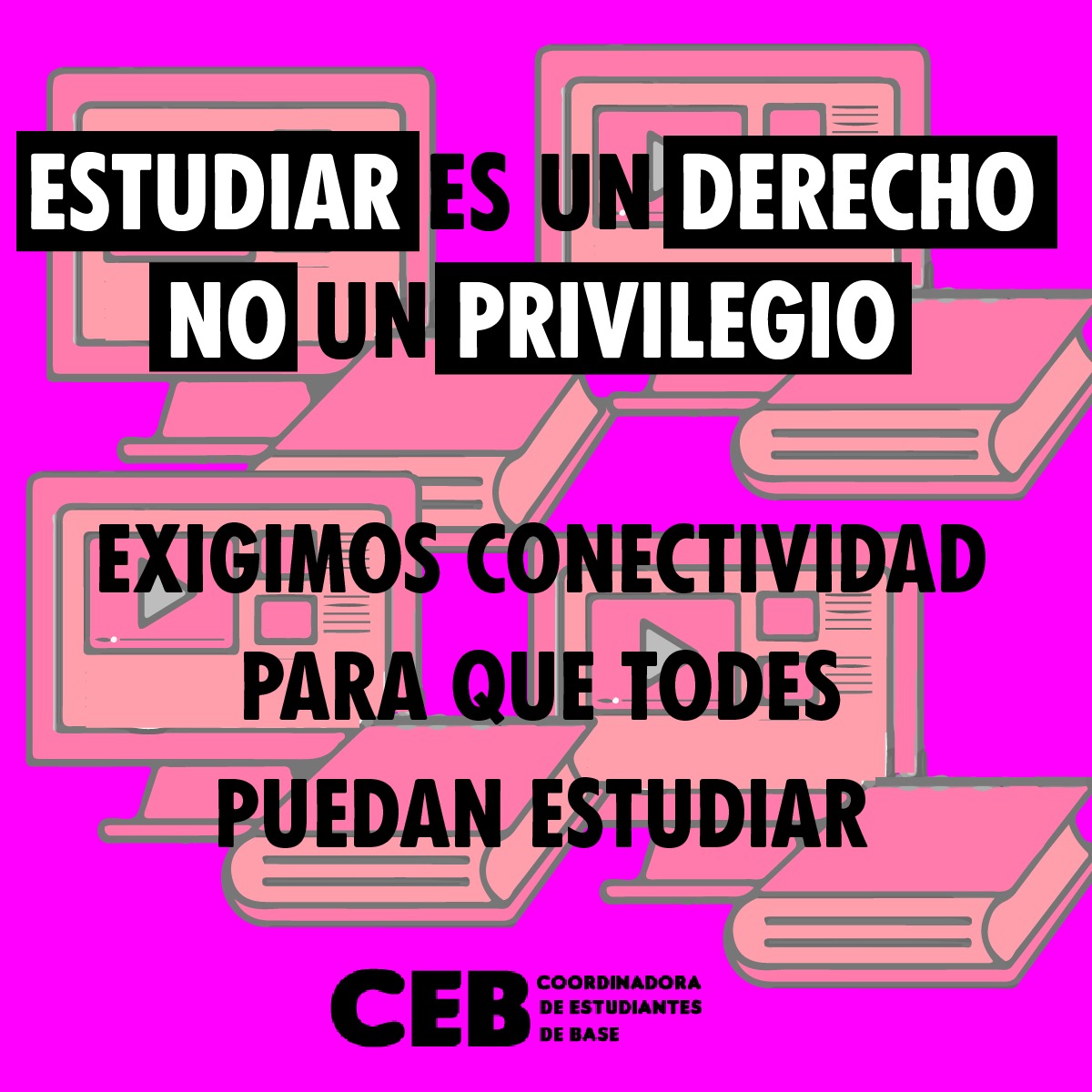 cesmacosta2021's tweet photo. El GcBA tiene que garantizar recursos, como las computadoras y conectividad, para que podamos estudiar desde nuestras casas y no estar expuestxs al virus ni nosotrxs, ni nuestrxs docentes y familiares.
#acuñahacetecargo 
#ConHambreNoSePuedeEstudiar
#PresupuestoYa https://t.co/82gbdnG02r