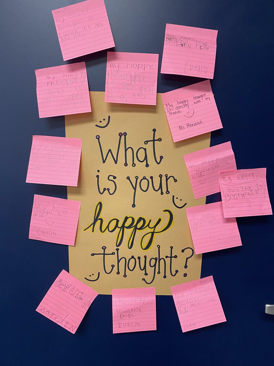 MrsPriceWLES's tweet photo. Happy thoughts are spreading @WillisLaneES @WillisLanePTA @KISDCounseling https://t.co/YTmHAZLGP4
