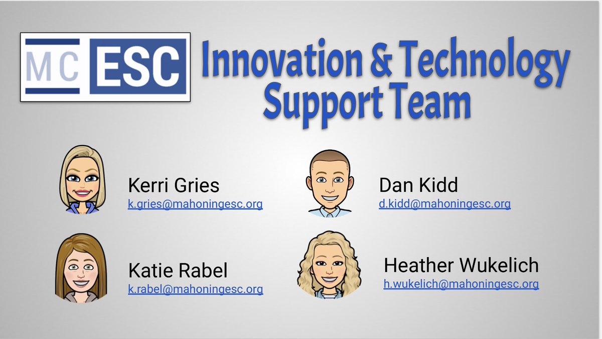 GriesKerri's tweet photo. Google Classroom questions? Ask @GriesKerri @DanKidd20 @WukelichMath @KatherineRabel #techsupport #mcesc @MahoningESC https://t.co/tbD58sW8O3