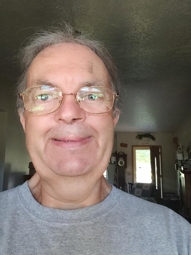 My bicycle blessed today on my birthday with the imposition of rubber on my forehead.