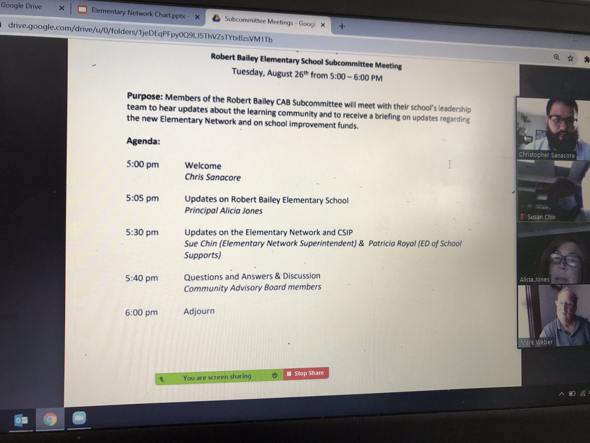 Over the last two weeks, CAB members participated in virtual check ins w/ principals and members of the new network teams to hear about school-based initiatives planned for the upcoming academic year. Thank you to all the school leaders &amp; CAB members for making time to say hello.